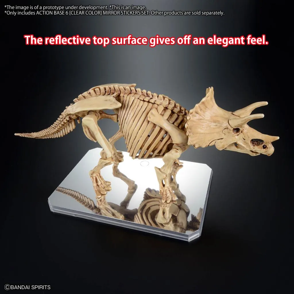 GUNDAM - Action Base 6 (Clear Color) Mirror Stickers Set - Model Kit